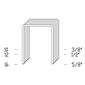 Josef Kihlberg - 779/22 7/8 in. Staple - Case Pack