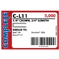 Complete C-L11 18 Gauge, 1/4