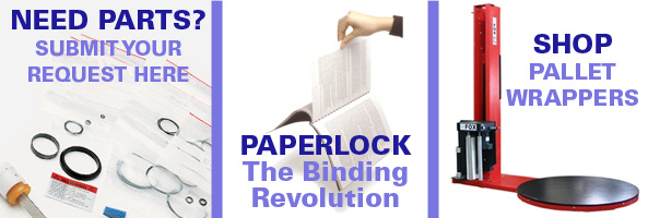Shop Parts, Pallet Wrappers, Paperlock Binding