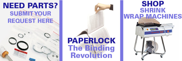 Paperlock, Shrink Wrap Machines, Replacement Parts