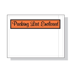 4.5 x 6 Printed Packing List Envelope