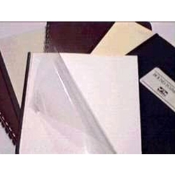 SBC Clear Binding Covers 8.5 x 14" with Tissue
