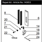 143053 - Head Repair Kit for the Josef Kihlberg B561PN