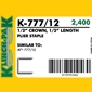 Klinch-Pak - K-777/12 1/2 inch Staples - Case Pack