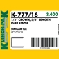 Klinch-Pak - K-777/16 5/8 inch Staples - Case Pack