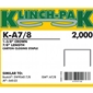 Klinch-Pak K-A78 C-Crown Copper Staples 7/8 inch - Case Pack