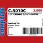 Complete C-5010C 20  Gauge Duo-Fast 50 Type Staples - 5/16 inch- Case