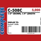 Complete C-508C 20 Gauge Staples Duo-Fast 50 Type Staples - 1/4 inch- Case