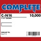 Complete C-N16 16 Gauge 7/16" Medium Crown Staples - 1 3/8 inch