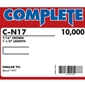 Complete C-N17 16 Gauge, 7/16" Medium Crown Staples