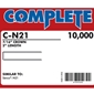 Complete C-N21 16 Gauge, 7/16" Medium Crown Staples