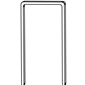 Fasco EB8010SS 1/2 inch Crown Stainless Steel Staples - 3/8 inch - Box