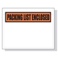 7 x 5.5 Printed Packing List Envelope