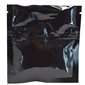 3.75 x 4 5mil Black Foil Child Resistant Flat Pouch