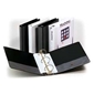 3-RING Clear Overlay Binders 1 inch Capacity - round ring