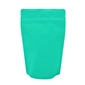 16oz (450g) Stand Up Pouch Zip Pouches – Matte Turquoise with Valve