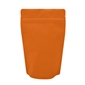 16oz (450g) Stand Up Pouch Zip Pouches – Matte Orange with Valve