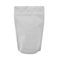 16oz (450g) Stand Up Pouch Zip Pouches – Matte White with Valve