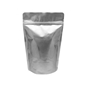 4oz (110g) Metallized Stand Up Pouch Zip Pouches – SATIN SILVER