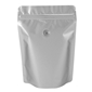 8oz (225g) Metallized Stand Up Pouch Zip Pouches – SILVER WITH VALVE