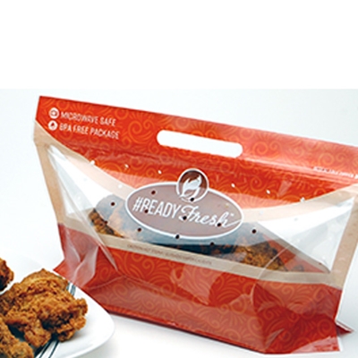 14 X 8 1/4 X 5 1/2 BG 8 Piece Chicken Grab-N-Go Pouch