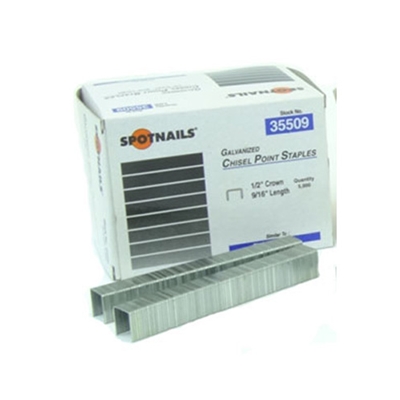 Spotnails 81506 3/8\" Crown Staples, 3/8\", 5000PC - 