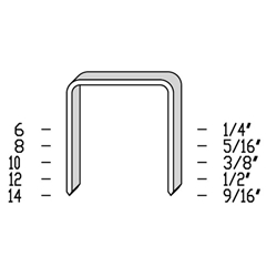 Josef Kihlberg - JK680-06 1/4 inch Staples - Case