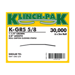 Klinch-Pak K-GR5-58 Roll Staples (5M) - 5/8 inch