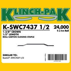 Klinch-Pak K-SWC7437  1/2 in. Roll Staples (4M)