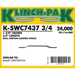 Klinch-Pak K-SWC7437  3/4 in. Roll Staples