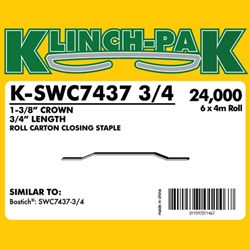 Klinch-Pak K-SWC7437 3/4 in. Roll Staples (4M)