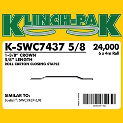 Klinch-Pak K-SWC7437 5/8 in. Roll Staples (4M)