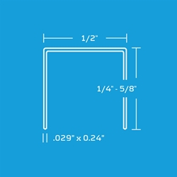 BeA 72/06 NK Galvanized Fasteners - 1/4 inch - Case