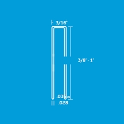 BeA 97/12 NK Galvanized 20 Gauge - 1/2 inch