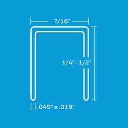 BeA A11-12 Fine Wire Staples - 1/2 inch