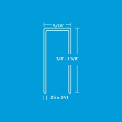 BeA 92/25 NK 18 Gauge 5/16 inch Crown Staples - 1 inch leg Low Tensile