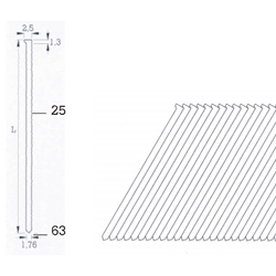 BeA DA15 15 Gauge 34 Degree Brads - 1 1/4 inch