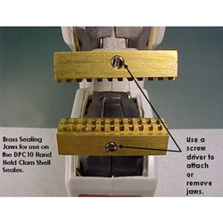 DPC-BR Brass Ribbed Sealing Jaws