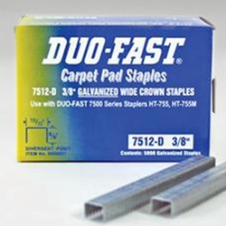 7512D - 3/8 inch Fine Wire Galvanized Staples