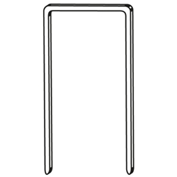 Fasco EB8010SS 1/2 inch Crown Stainless Steel Staples - 3/8 inch - Box