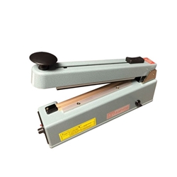 KF-205HC  8 inch Impulse Hand Sealer with 5mm Seal and Cutter
