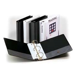 3-RING Clear Overlay Binders 2 inch Capacity - round ring