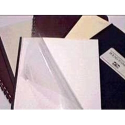 SBC Clear Binding Covers 8.5 x 14" with Tissue