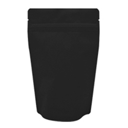 16oz (450g) Stand Up Pouch Zip Pouches – Matte Black