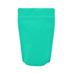 4oz (110g) Stand Up Pouch Zip Pouches – Matte Turquoise
