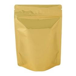 4oz (110g) Metallized Stand Up Pouch Zip Pouches – GOLD