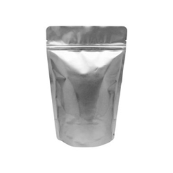 4oz (110g) Metallized Stand Up Pouch Zip Pouches – SATIN SILVER