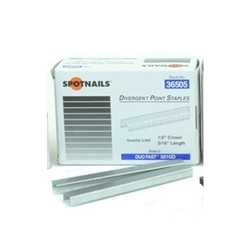 Spotnails 36505D 5/16 inch 5010D Type Divergent Point Staples - Case