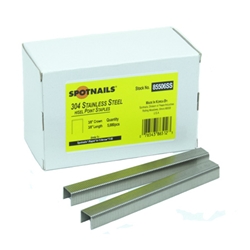Spotnails A-11 T-50 Stainless Steel Fine Wire Staples - 3/8 inch